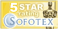 5 rating at Sofotex.com